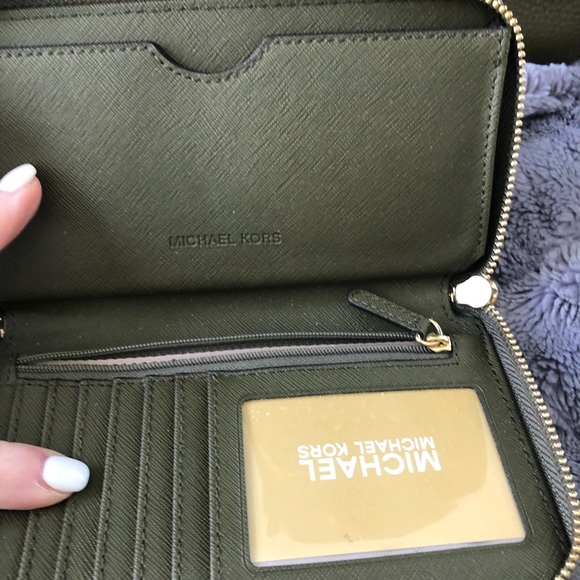 MICHAEL KORS RHEA STUDDED BACKPACK & WALLET.  Backpack $228 wallet $130 new